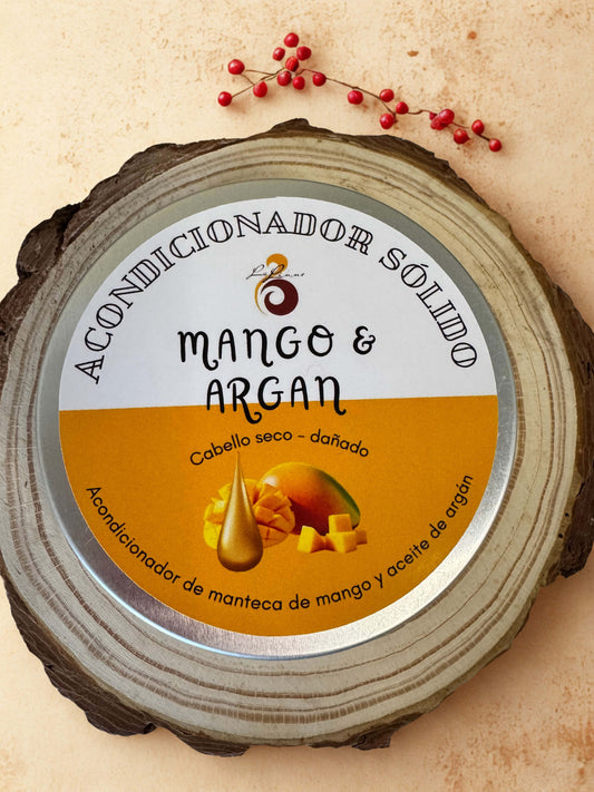 Acondicionador Sólido Mango & Argán - Para cabello seco y dañado