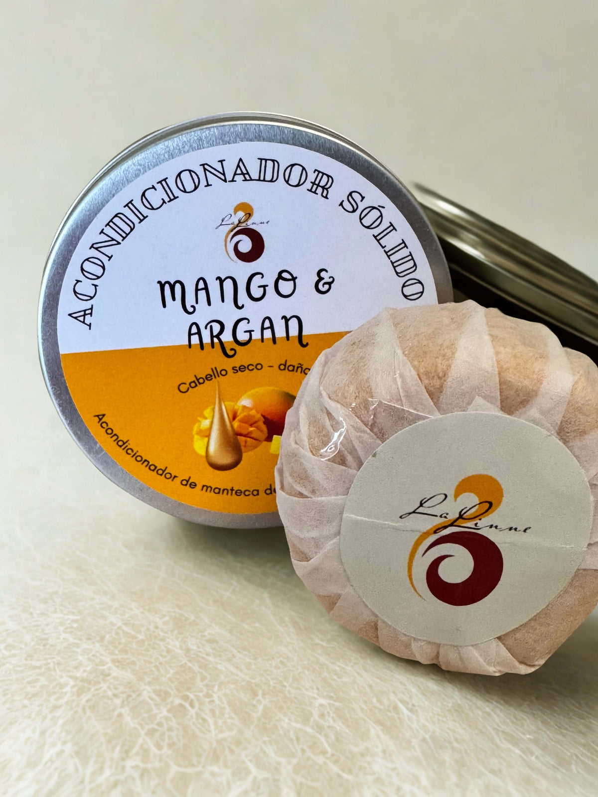 Acondicionador Sólido Mango & Argán - Para cabello seco y dañado
