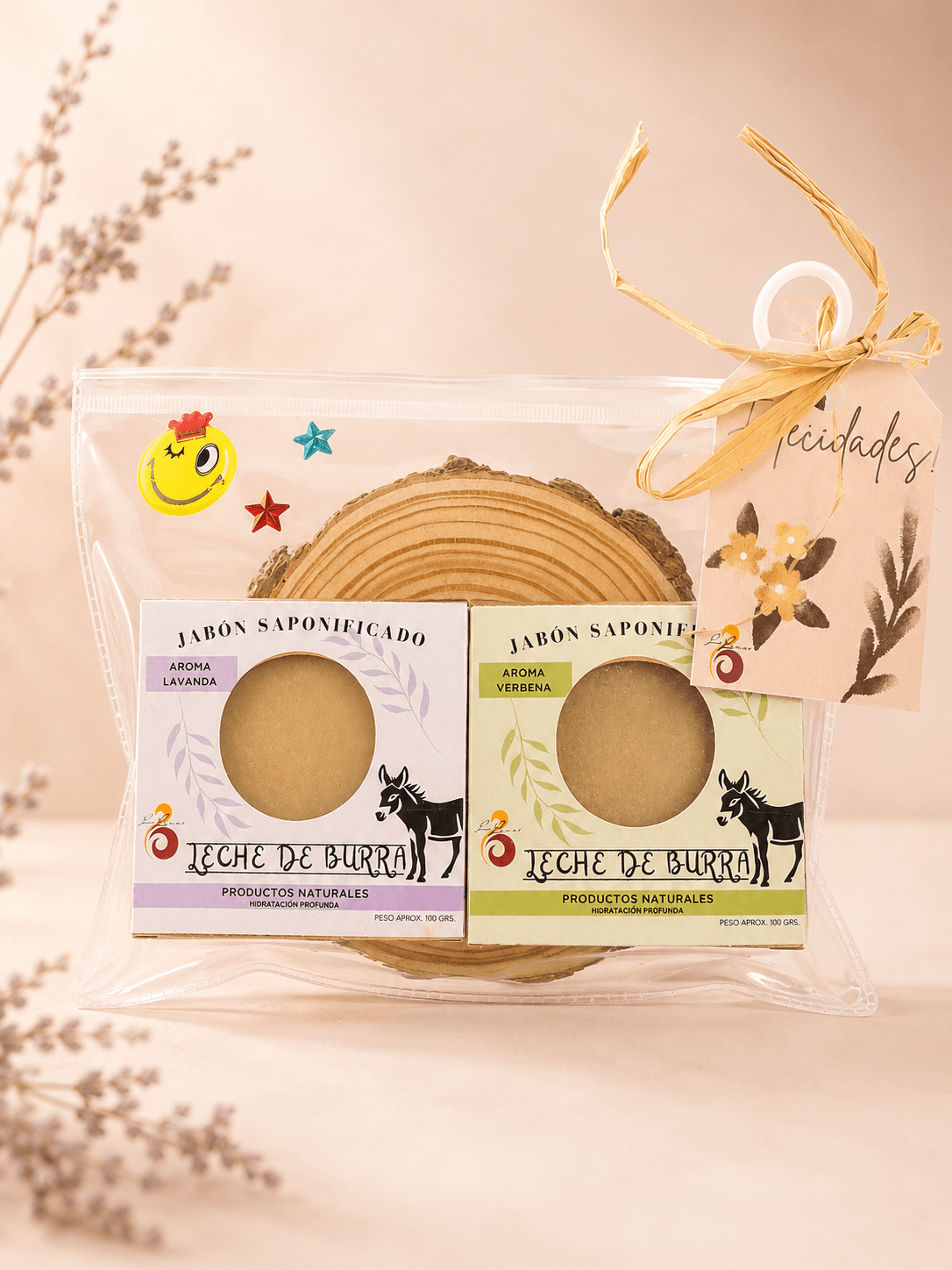 Pack regalo 2 jabones de leche de burra - hidratación profunda para la piel