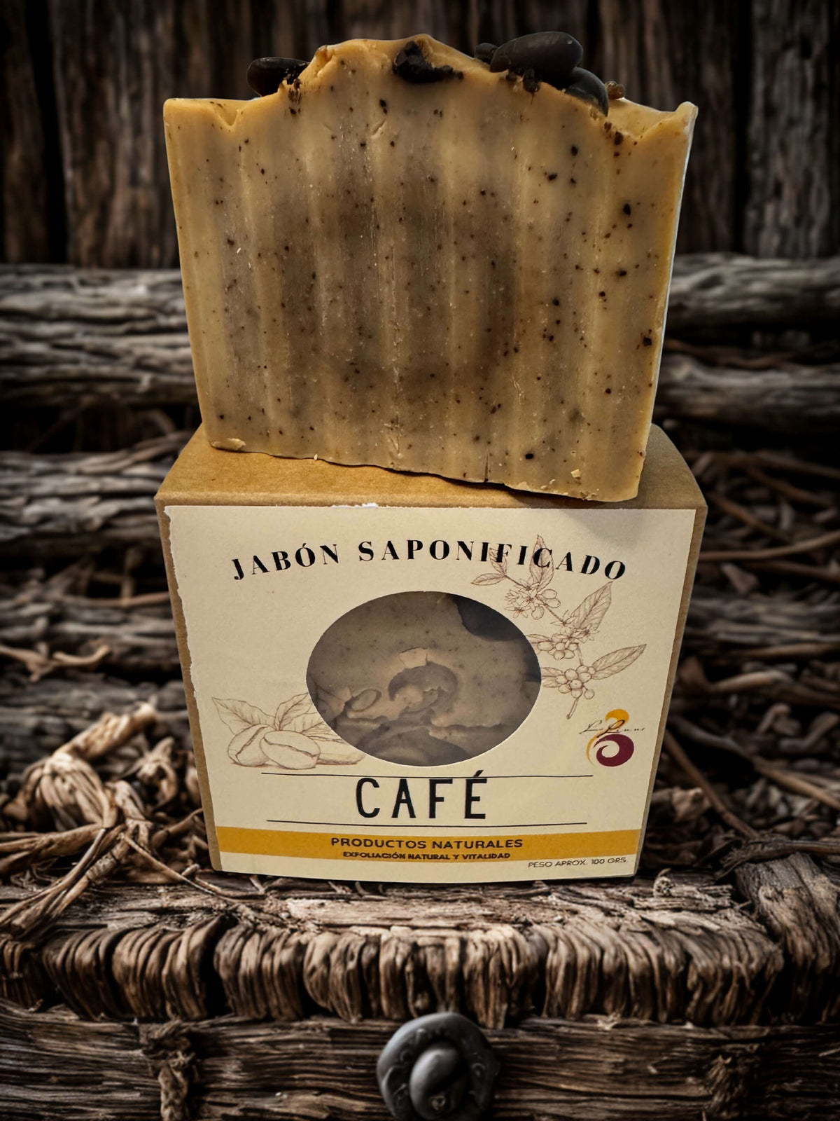 Jabón exfoliante de café - limpia y renueva la piel naturalmente