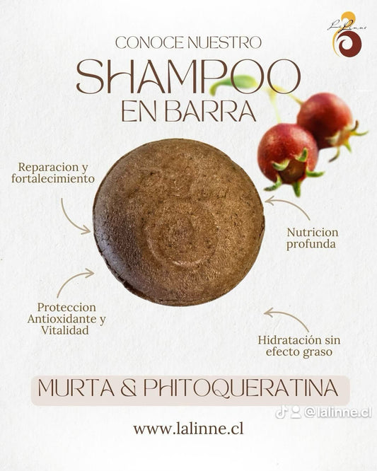 Shampoo sólido de murta - fortaleza y brillo natural para tu cabello