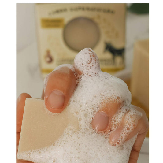 JABÓN DE LECHE DE BURRA NATURAL - SIN AROMA
