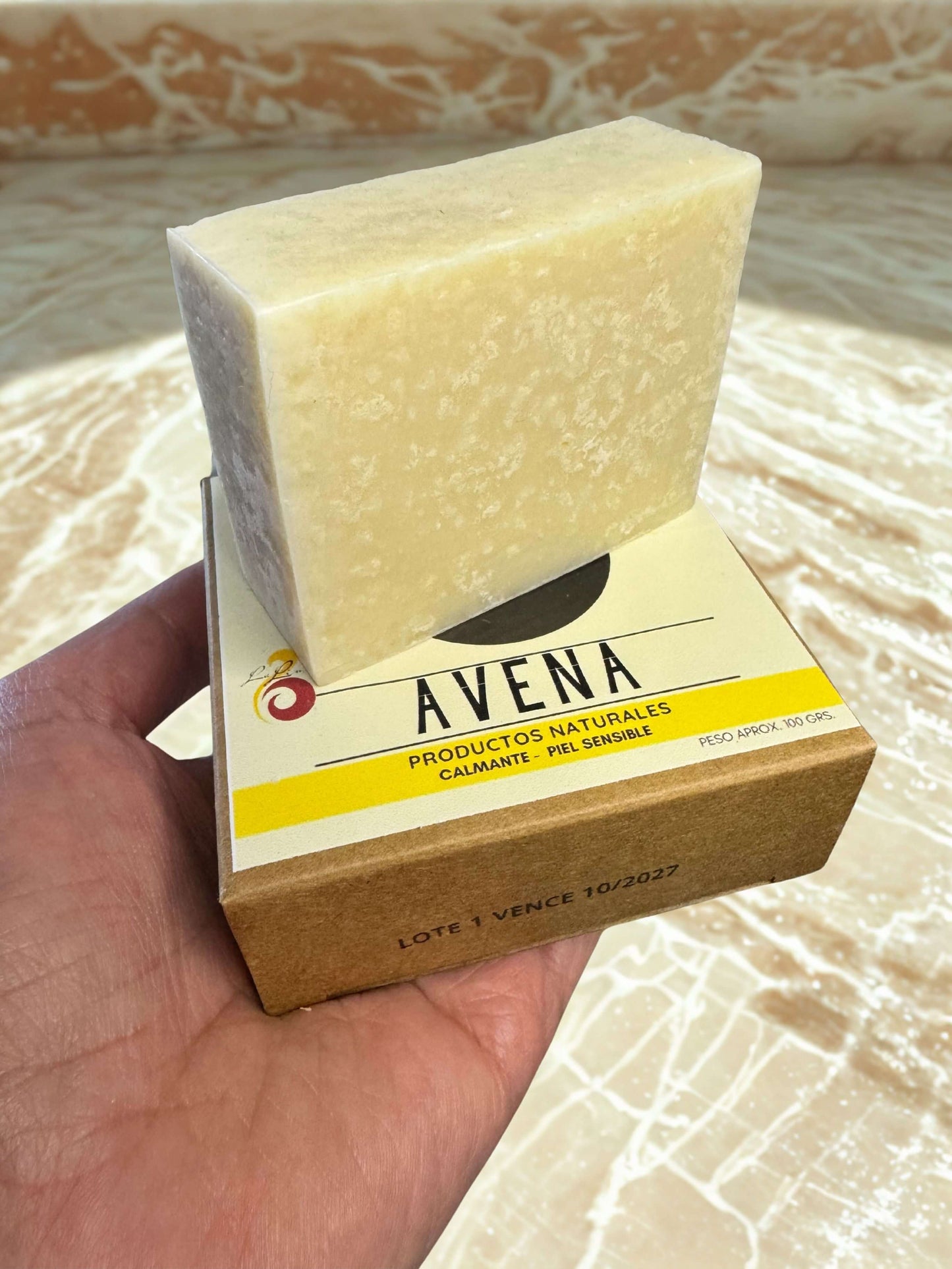 Jabón de avena natural - limpieza suave para piel sensible